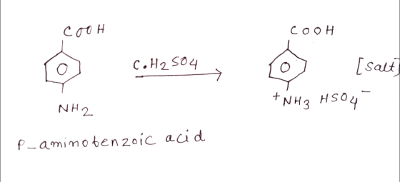 COOH [salt C.H2 S04 + NH3 HSO4 NH 2 Pamimobenz0ic acid