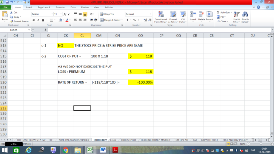 NPV, IRR, PBP,OCF,INDEX Microsoft EXcel (Pro File Home Insert Page Layout Formulas Data Review View Add-Ins - Cut AutoSum A A