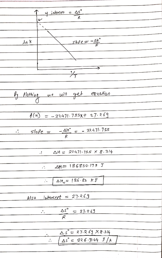 -Ah 22 47 , .755 _ _ △H= 22471.755 8.314 186830-17丁 31.3 63 △S z 27.aag X8.34