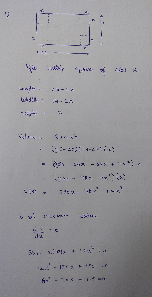 -1 21 25 Volumxwxh (25-29(14-2%) (21) To gt maximum Volum 2.