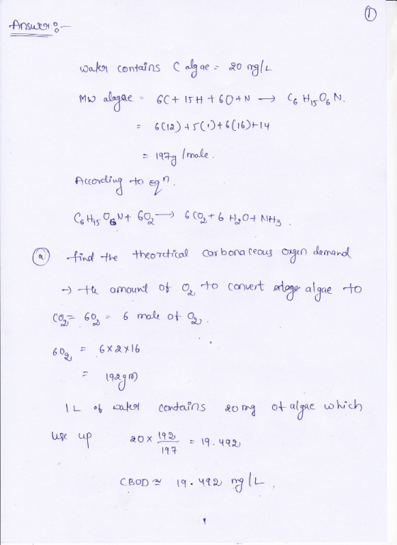 1979 /role -)-tto amount ot oo to convert algae to 197