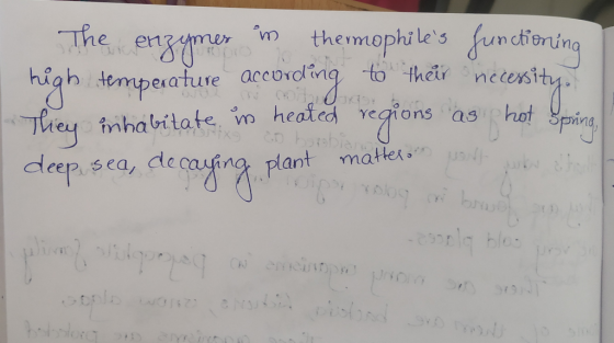 The ergymr themaphiles undien peature accurdlivia to ey tnhabitate, in heaied rons as Yegi deep, sea, decaing plant matter e