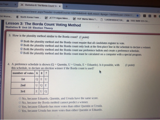 ne Page × X Statistics The Borda Count Vo + t/chrome/online/lessonViewer.aspx?header true&idCourse-632968idUnit-&idL esson &p