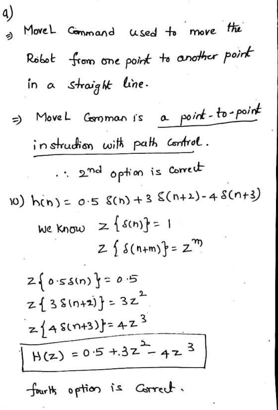 MoveL Canmand used to move tha Rebot fm one poirttoaer poirt in a Sraighk ne pont-to-point Move L Gro manis a n option is Cor