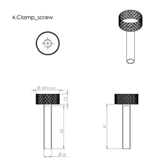 4.Clamp_screw ф 30 Knurl