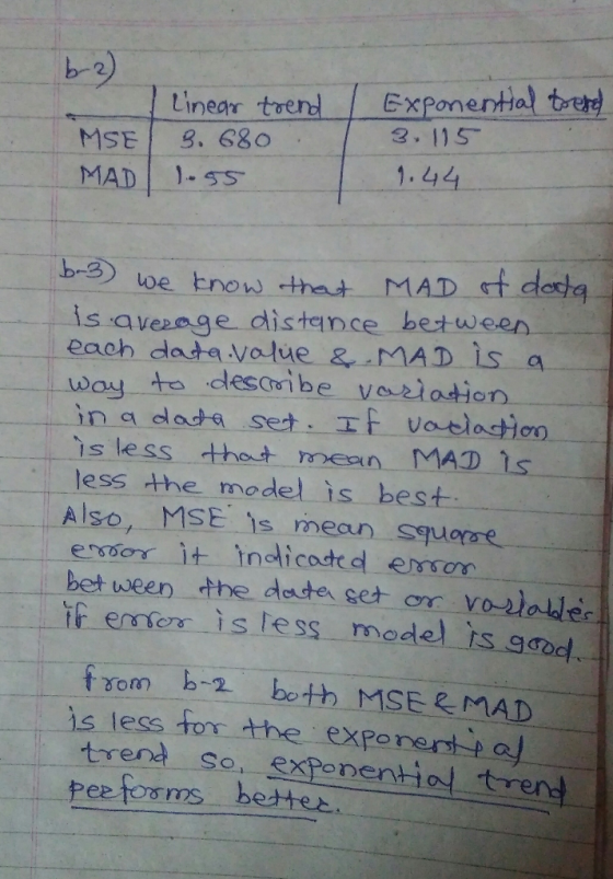b-2 3 11S 1.44 MSE 3. 680 MAD.s now that MAD st desty is avesege distance between way to destribe variation is less thot mean