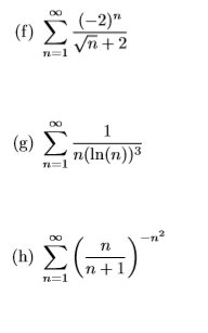 2-1 (g) Σ n(ln(n))3