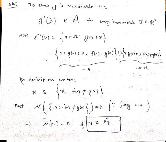 To show easnr able aB) e evey imcoable BCR (B) Now e B E B B definition we have f N S ). But a. e )4NE A