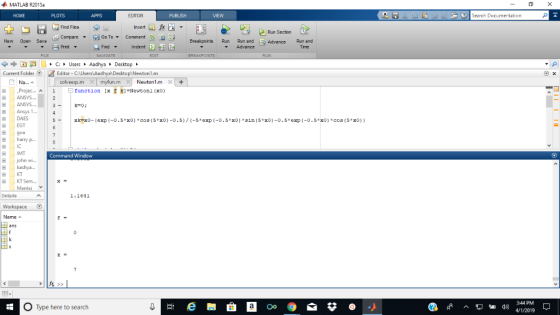MATLAB R2015a HOME EDITOR Find Files Run Section compare ▼ Vİ Print Go To ▼ Comment 96骝 New Open Save Breakpoints Run Run an