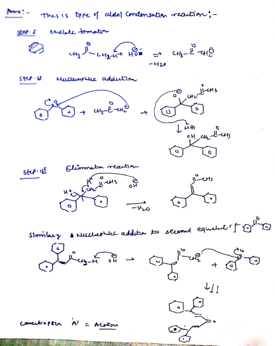 Thes is tpe f aldo| Condensaaan rcautin- unelate fomab кон +htна H2D step -u Nucewphe adoukla HA ои сн. swimet reashhn step-