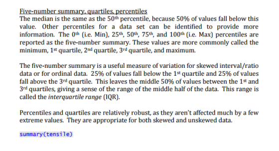 im The median is the same as the 50th percentile, because 50% of values fall below this value. Other percentiles for a data s