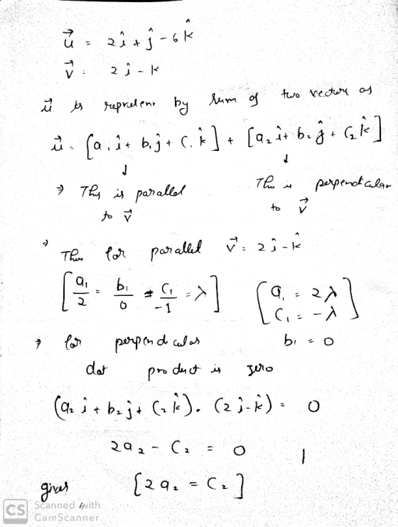 2 two vedur o Aum of apreny L parpeot alar Tb paralal to foparali v. : TaM 2A -A 2 1 br dat Pro dut i a. b.j C. (2j-) C a 2a
