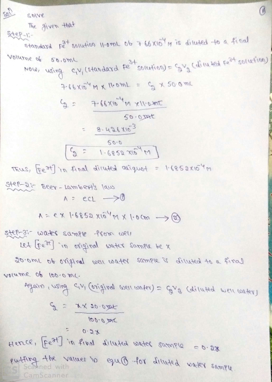 Soive The Aiven ta ttandard r souticn iomt 66 X is dituded to a fin Nou, using c.y (standard pes+So (ution),5% (di (uted feat