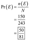 Pr(E) N 150 81