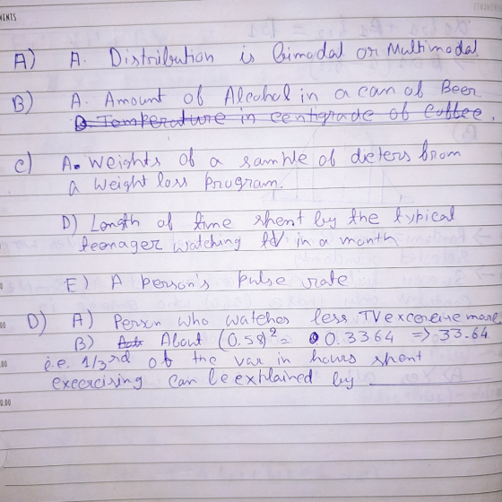 EERIZ HENTS is Cimodal Or Mulhmodal A Distrilahan A) Beer A Amount ob Alechel in Hom-perodure ceattace eb Catbee am hle ol di