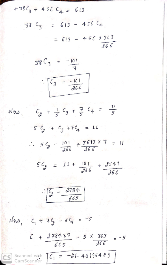 + 38 C3 456 C 6 13 456 C4 38 C 613 4 56 x 36 3 こ 613 - - 101 C3 - 101 266 C4 Nas Cg 7 0 1 266 26 6 TT 266 101 2541 99 784 $99
