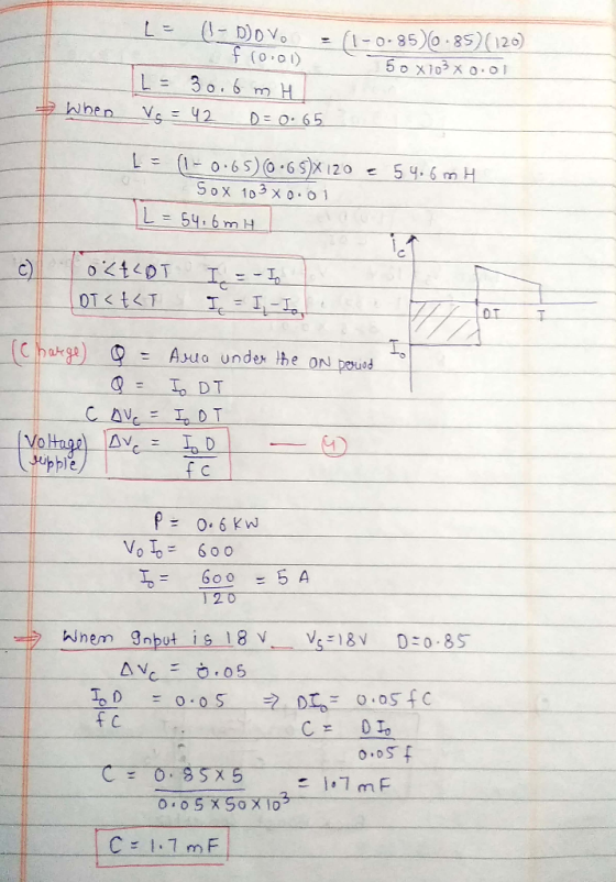 (o O) = 30,6 mH (Charge) Astra under the ONpOuod 0 Vo supple Vol 600 o os f t m