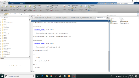 MATLAB R2018a 0 Leg n Anstyze Code Prefcrencss Communty New Variable Find Fies M Run and Time → Request Support Open Varisbls