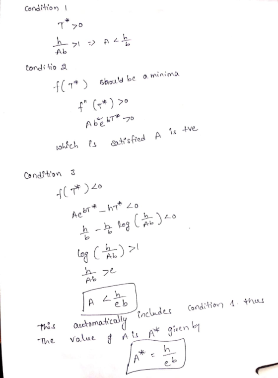 Condthon Ab condi tio Sbould be o minima te s 4ve Condon 3 2o Ab includes Conditiov 4 thus this automatcal The value d At AJ