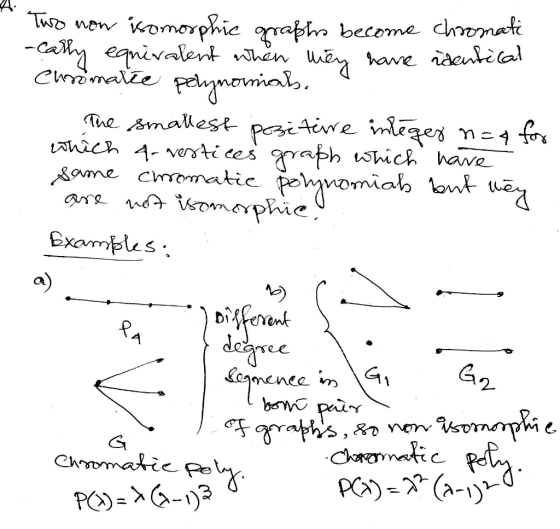 Komorphic rapm become chrmak have naenteal Ca eanivalent hen Cromatze penynomiab Ane Amallest psiAiwe inlezej n4 fo anich 4-v