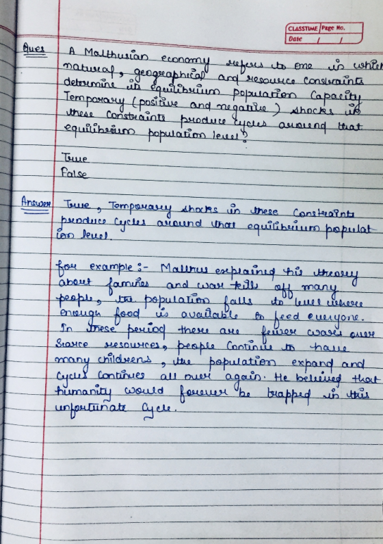 CLASSTIME Page No Date le em Bou example - Matu HesouHces,一beable-Continuu-n.thau yhdensbopulatien expand and