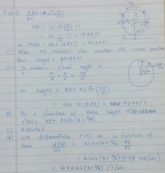 A o 교 o a asff ー1の11 After an-mada the-same position ans she re e saume position u s (Ci)-- n radians 6 12- 57c 12 千 6 6)_ A