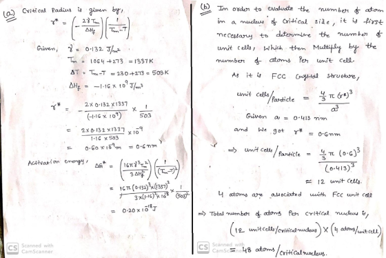 Im oxdento evaluate the qinen by 2 Tm mumber d atom Criti cal Radius a im a mucleu of Cri-Hcal si2e, it j fiyst AHE datermine