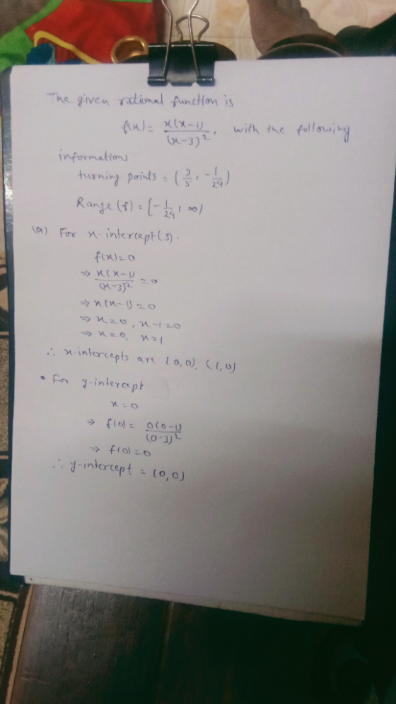 he given ratiomal funciom s u-3) informati turning poridts s25 .. ㄳintercept, art lo, o), (4.9/ O-3) (o, o