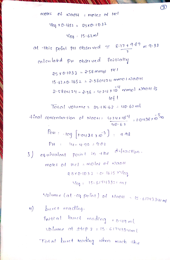 Ve 5.62ml 78933 어 .this prin { p obse Ved·ご9.89 8.ודר 2 25 0 103mmol c le 40.62 4.98 -49902 3e4 uivalento in 1he R5xO.ID 3