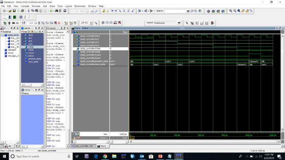 M ModelSim- INTEL FPGA STARIER EDITION 10.5b File Edit View Compile Simulete Add Wave Tools Layout Bookmarks Window Help E- S
