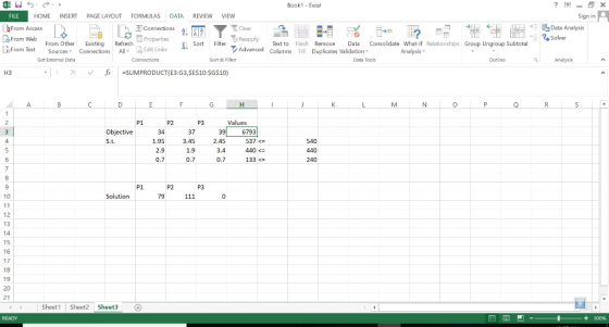 ? x Sign in Data Analysis Excel Book1 FILE HOME INSERT PAGE LAYOUT FORMULAS DATA REVIEW VIEW 3 Connections From Access Clear