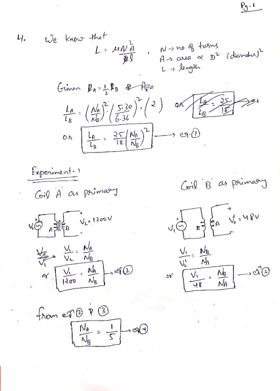 LI. We knos hat Nno tu^ns A area D2 (danu) ongth L 2. LA NA NB. 5:30 6.36 18 LA 25NA Oh perimnt Primasy Ceil B as CeriA Phima