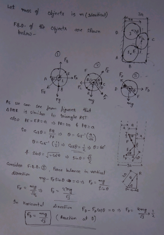 Let ss objects is m (dentical the Obieets ane SRown D beloo- 3 PAR İS Similar, to tniengle RST PR Considen F, B.D.③、 Fonce be
