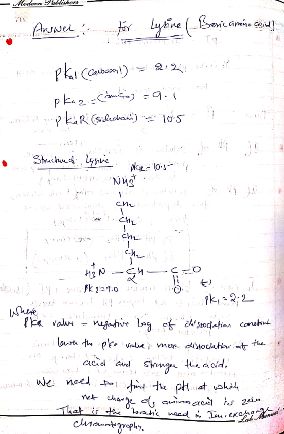Modenn Publishens fLybineBnamu Answei pkiCaub p ka 2 Cm Shuctunt ye 10 1 C CPK 2z1.0 vaue nigodive lag acj^h conadnu lave fe