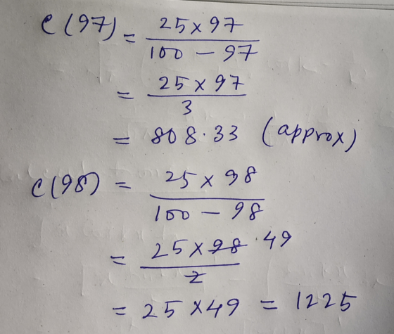 150 ㅡ 97 80 8.83 (approx) , 25x98 e(98)