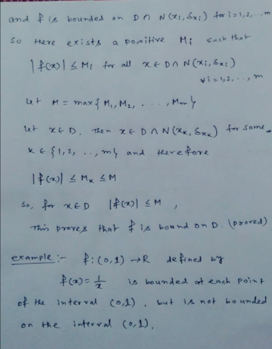 Here exists a poaitive Hi such he f Some x e fI,2, my and Harefore example:- dem, b :(0.1)-R (A):-L bounded ì,5 each Point