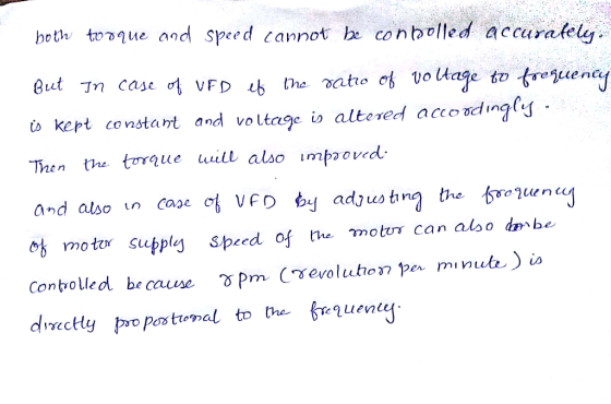 heth tonque and speed cannot be conbolled accuel But case to kert constamt and votage io altered acco vdngls Then torque lull