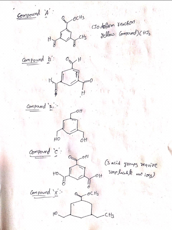 Compound A OCt3 deform eachion dllow Campound)Ct4 CIo CH3 ComPound Camm Paund HO HO OfH ot (3 acid gyoups require 3aep uatk H