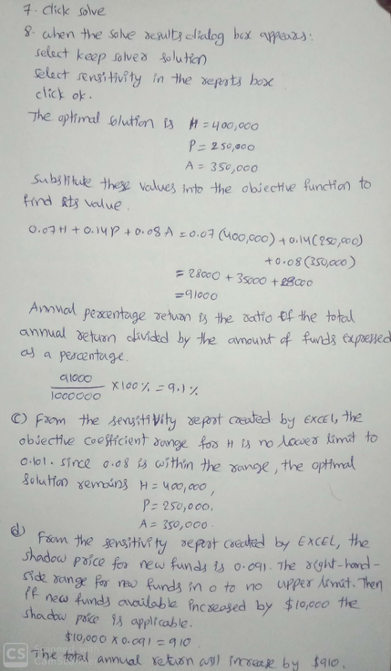 チ·click solve 8. ahen the Soh@ ðeyult8 dialog ba ama2リ selact keep solve hen elact senst tivity in the xepests boxx clic ok A