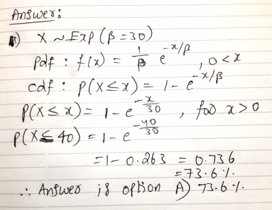 Ansues -3 /-e */p foo caf Plxx) PCAS) P(X40 30 MO 30 E1-0.a63 =073 6 79.Tt Answeo i ofon A) 73.61