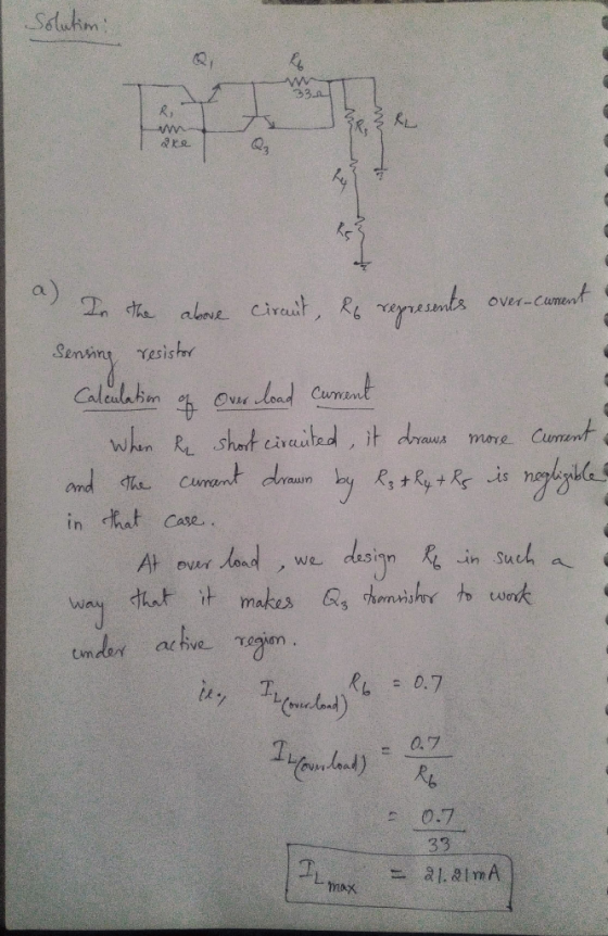 33..니 R, ん s more in that Case.. At even load , we design RL = 0,7 7 0.1 0.7 71 KLRmA max