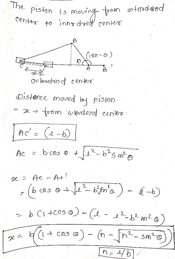 The ·tom e. piston is movi Centers t0 6S Distence moved pislon) S nm ,(benso.pb.h 5)-64)