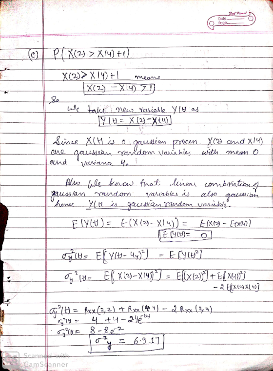 Deie. meams 1+ (h1 X <ra)X we take new Yauiable_Yly AinceXi gaudian pcesX and xl) andom Vaniabla mean O Qnd VaNjeme 4 plso le