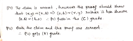 [Pt) The -taim is coroact , ioweue the proef should show showMu