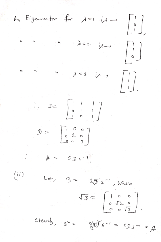 A Eigenvee tor f^ ^- C Ler Where 3 clear