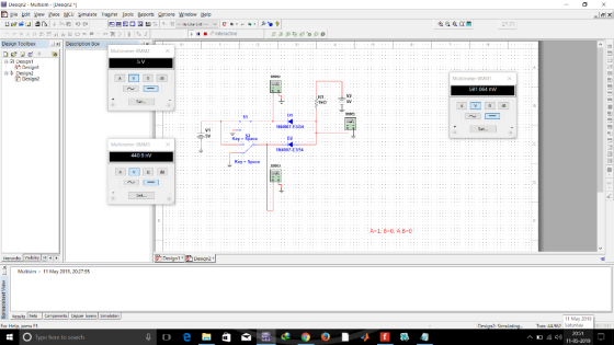 Ele Edit ew Place MCU mulate Tragster ools Eeports otions Window Help ll ■ S Interactive Design Toolbox | Description Box Mul