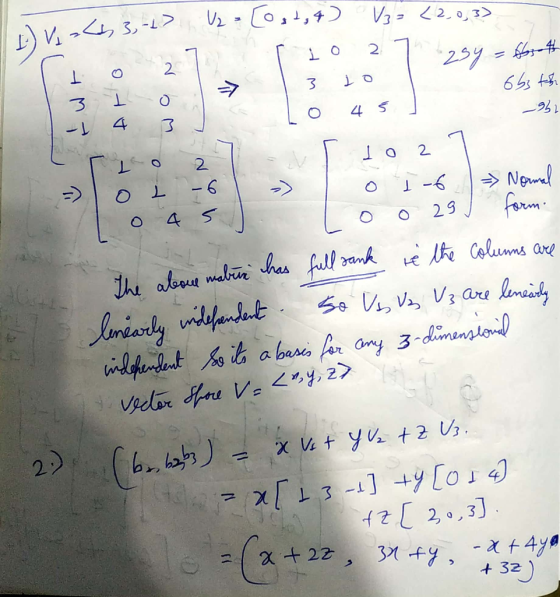 V 3,-L - o,+ V3 <20,3> 2 3 65s t s カ 1 J 2 2. 6 L Neml form 29 Coleums ar The atoou mabin has full rank marly indfandut mdshe
