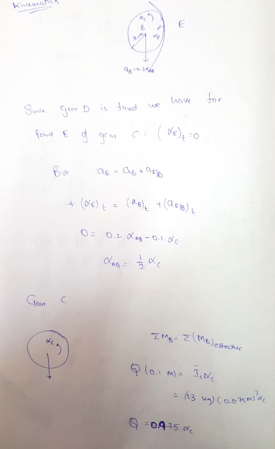 9 6 2 for Aave LUR DE) 2. C (cos estectve (13 k) ( 0.075m)