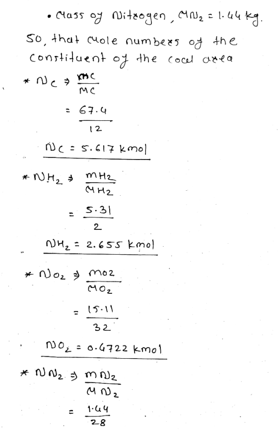 So, that Clole numbers od the MC : 67. MH2 2 CO2 3 2 2. 1.u4 2-8