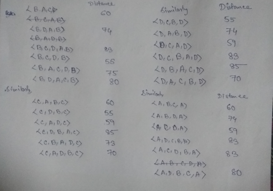Distanee Ditanea Kwitorhy くD,C,B, D> 人B.ACP kBrerAeS KBDAIB) LATAIDB ACIDIAB B,C, D, B くB,A.C,D,B> 55 F4 44 ZD, AB, D LrCAID